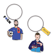 Roy Kent & Ted Lasso Soft Enamel Charm Key Rings - Sold Individually