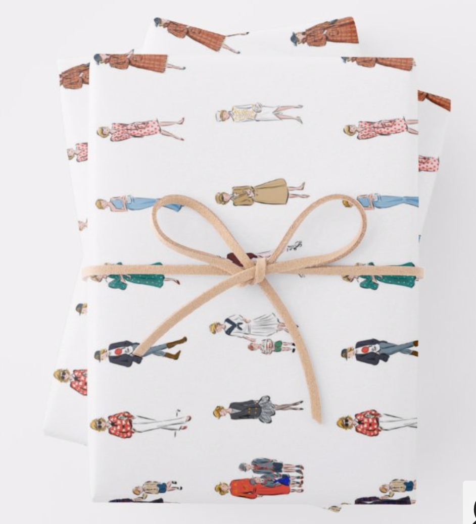 Princess Diana Gift Wrap Sheets