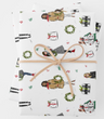 Holiday Girls Gift Wrap Sheets