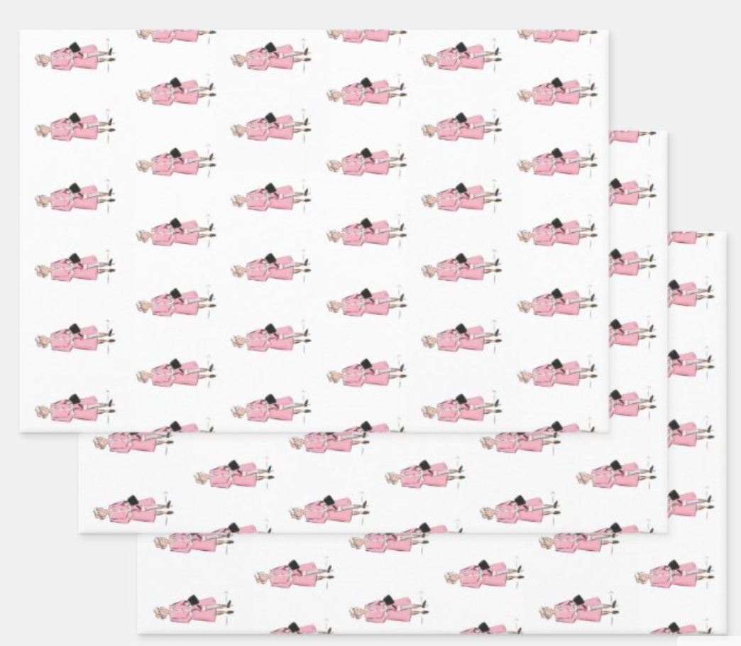 Queen Elizabeth Gift Wrap Sheets