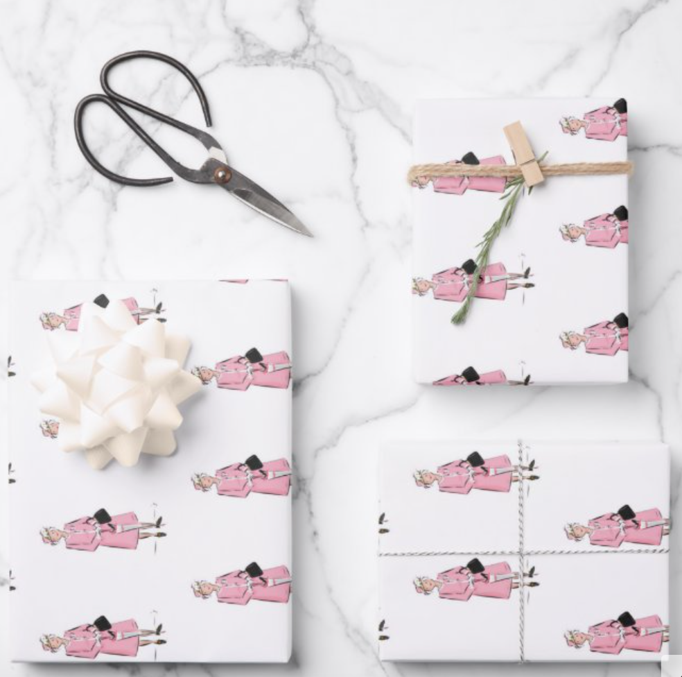 Queen Elizabeth Gift Wrap Sheets