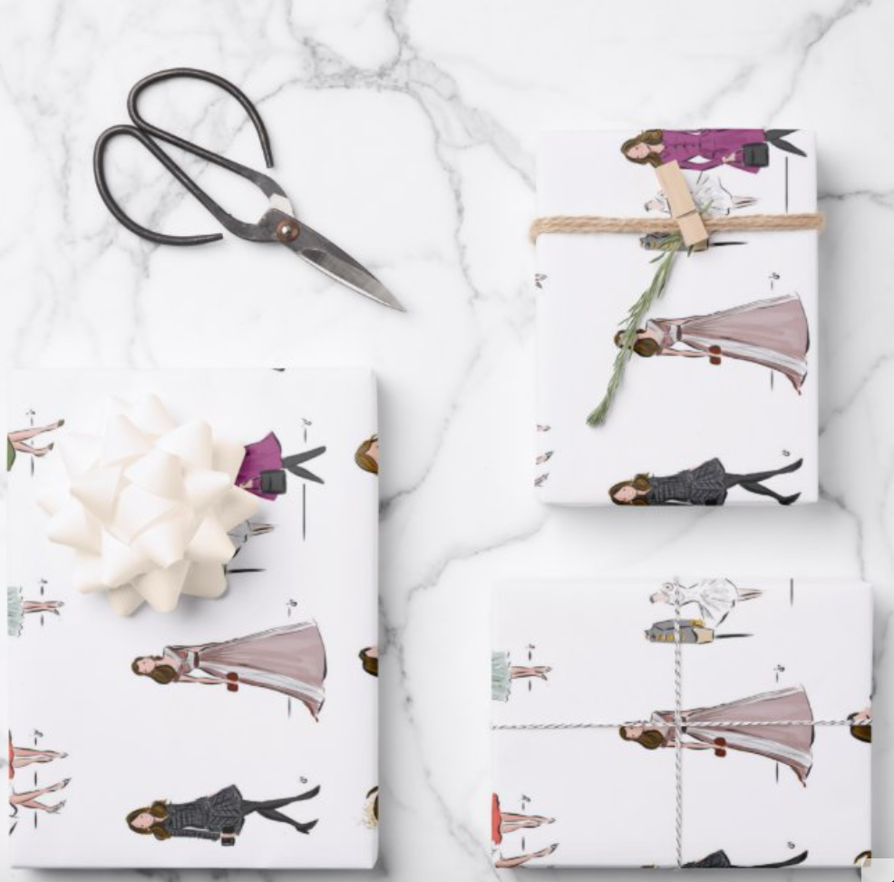 Kate Middleton Duchess of Cambridge Gift Wrap Sheets