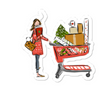 Holiday Shopper Sticker