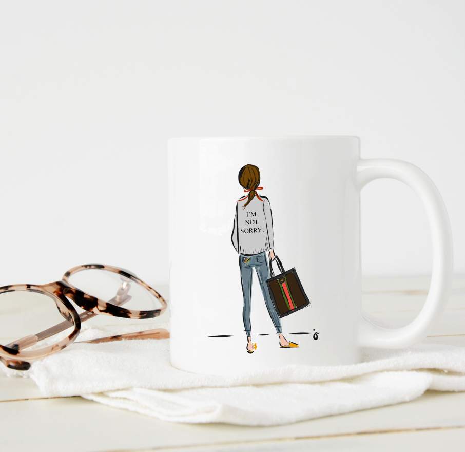 Not Sorry Ceramic Mug