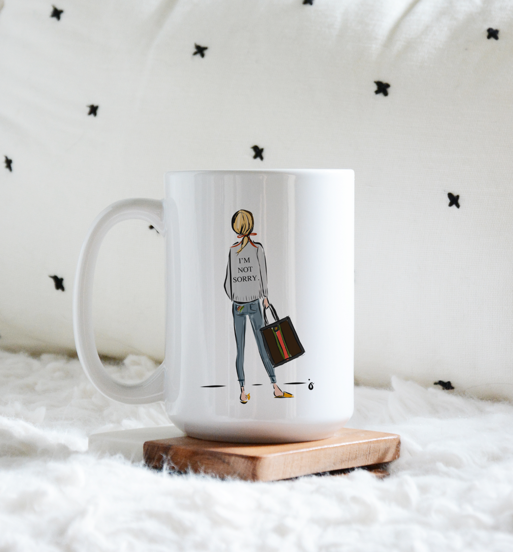 Not Sorry Ceramic Mug