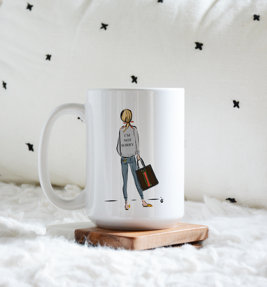 Not Sorry Ceramic Mug