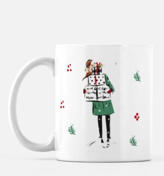 Holiday Girls Ceramic Mug