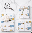 Hanukkah Girls Gift Wrap Sheets