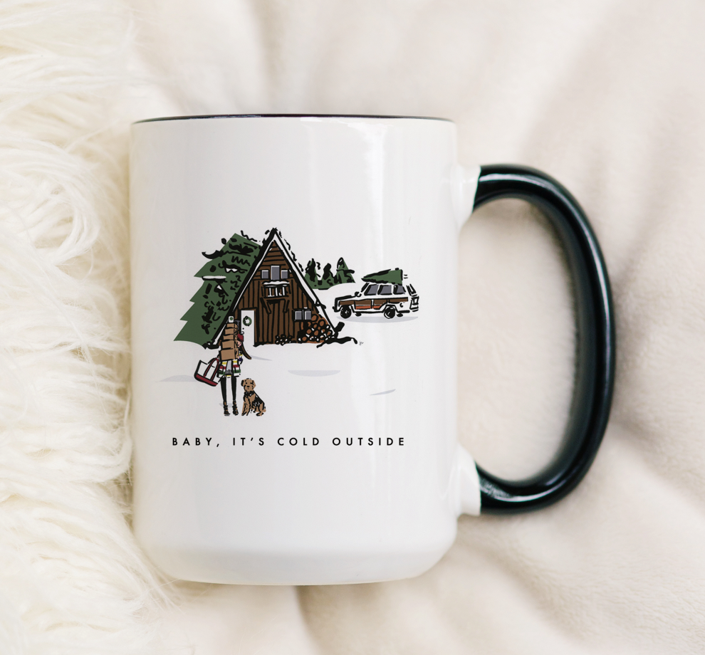 Cold Outside Ceramic Mug