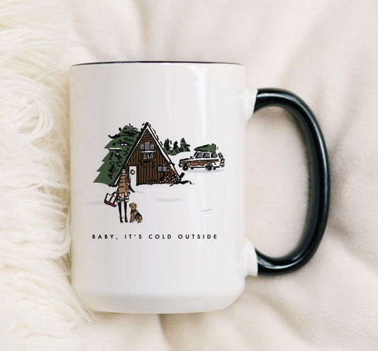 Cold Outside Ceramic Mug