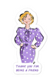 Betty White sticker