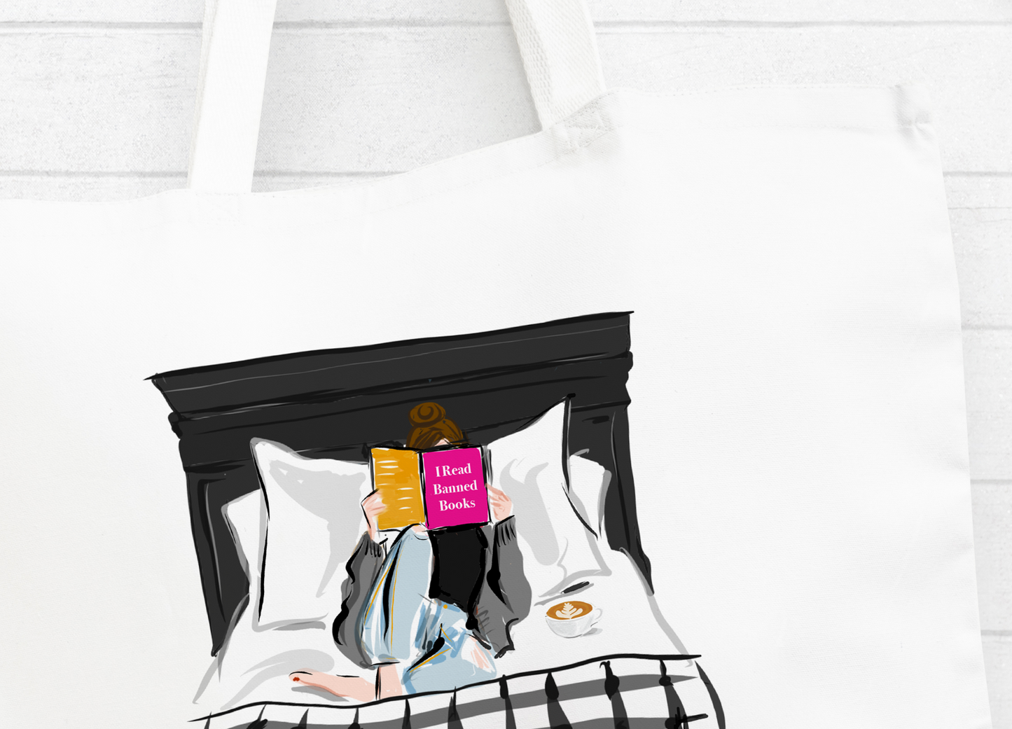 I Read Banned Books Oversized Tote