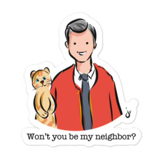 Mr. Rogers sticker