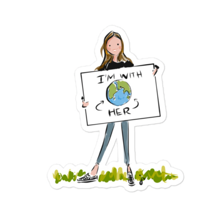 Earth Day Sticker