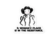 Princess Leia Resistance Sticker
