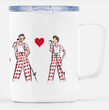 Harry Styles Hearts Travel Mug