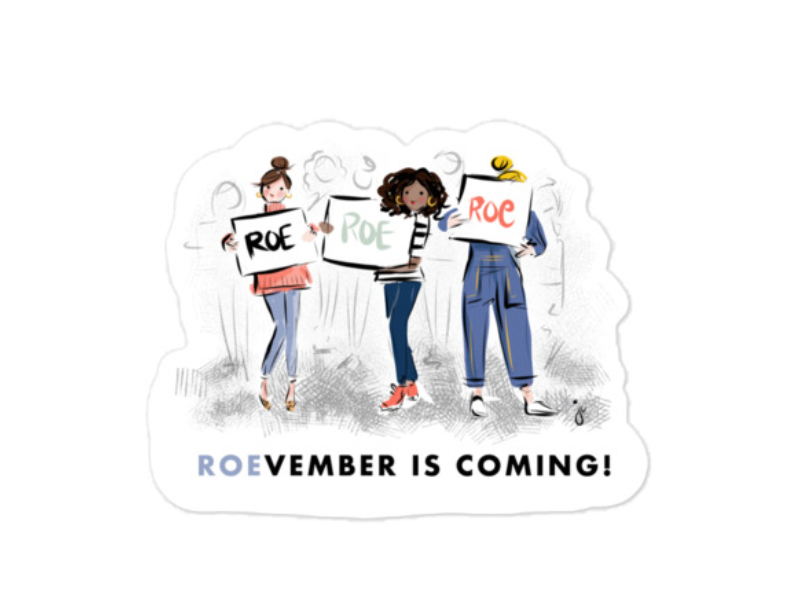 Roe Roe Roe Sticker