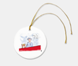 Jubilee Trooping The Colour Ceramic Two-Sided Ornament