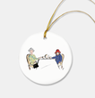 Queen & Paddington Tea 2 Ceramic Two-Sided Ornament