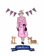 Queen Elizabeth Jubilee Art Print