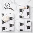 Queen Elizabeth Black Bag Gift Wrap Sheets