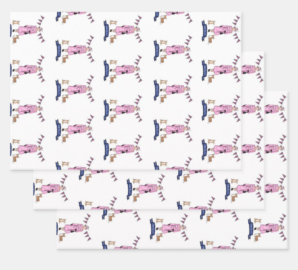 Queen Elizabeth Jubilee Gift Wrap Sheets