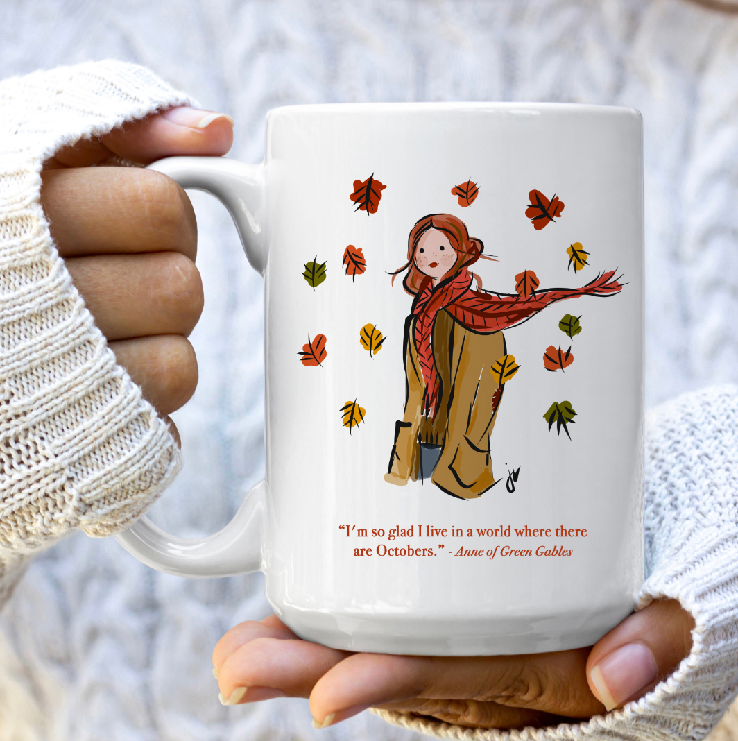 October Anne of Green Gables Mug