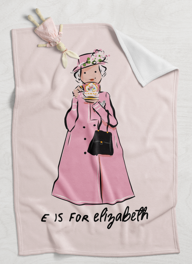 Girl Power Alphabet Minky Blankets