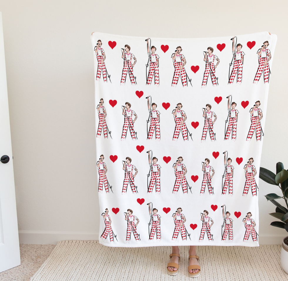 Harry Styles Minky Blankets