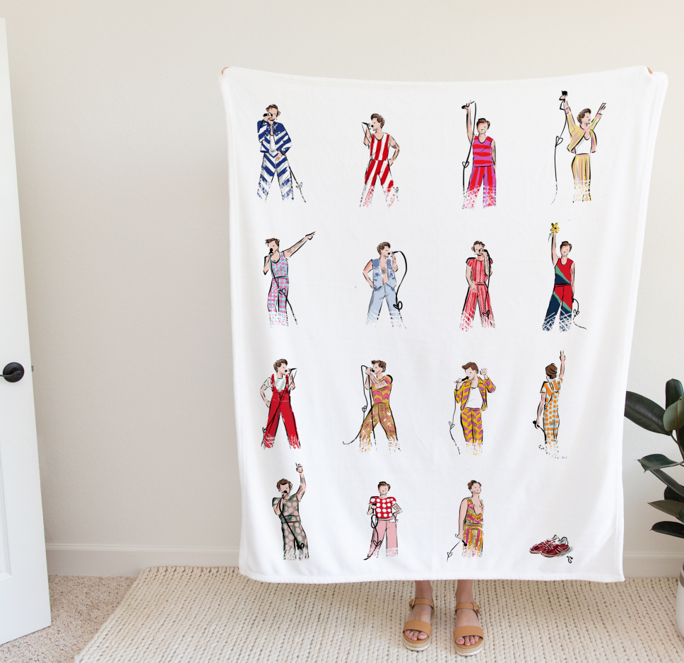 Harry Styles Minky Blankets