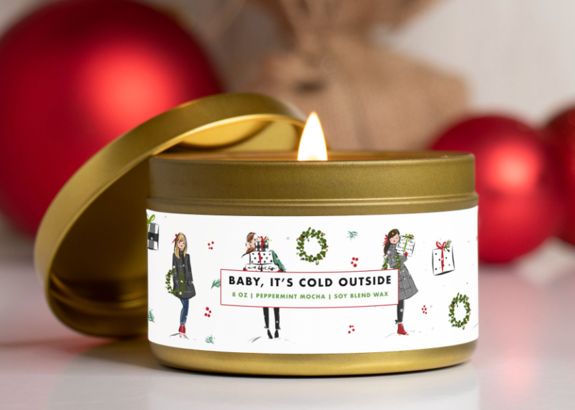Holiday 22 Tin Can Candles