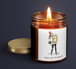Holiday Cheer in a Bottle Candle