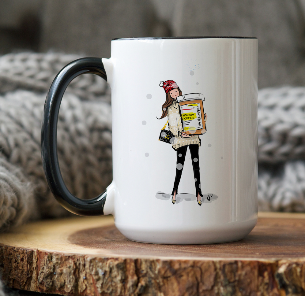 Holiday Cheer in Bottle Mug