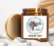 Holiday 22 Snow Day Amber Candle