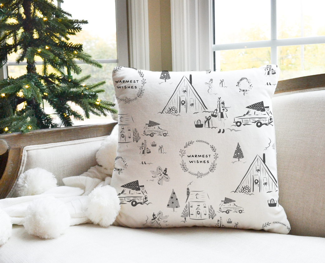 Holiday Toile Pillows