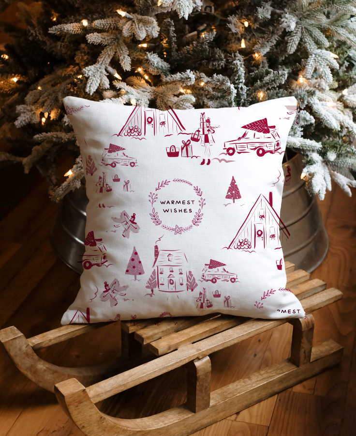 Holiday Toile Pillows