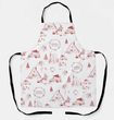 Holiday Toile Apron