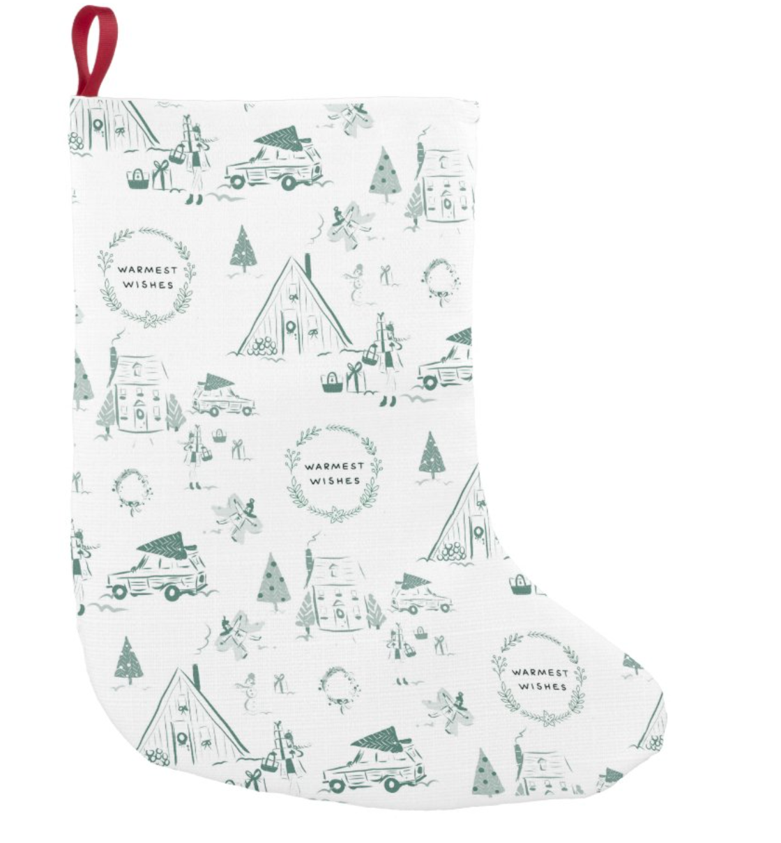 Holiday Toile Stockings