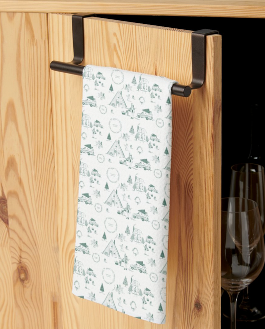 Holiday Toile Kitchen Towels