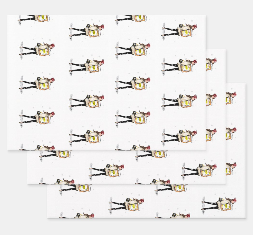 Holiday Cheer Gift Wrap Sheets