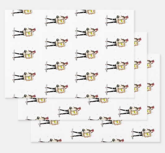 Holiday Cheer Gift Wrap Sheets