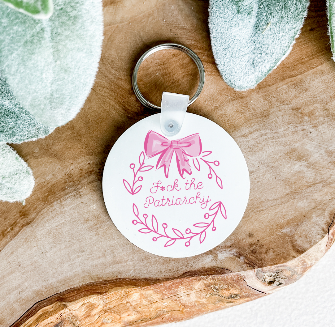F the Patriarchy Keychain