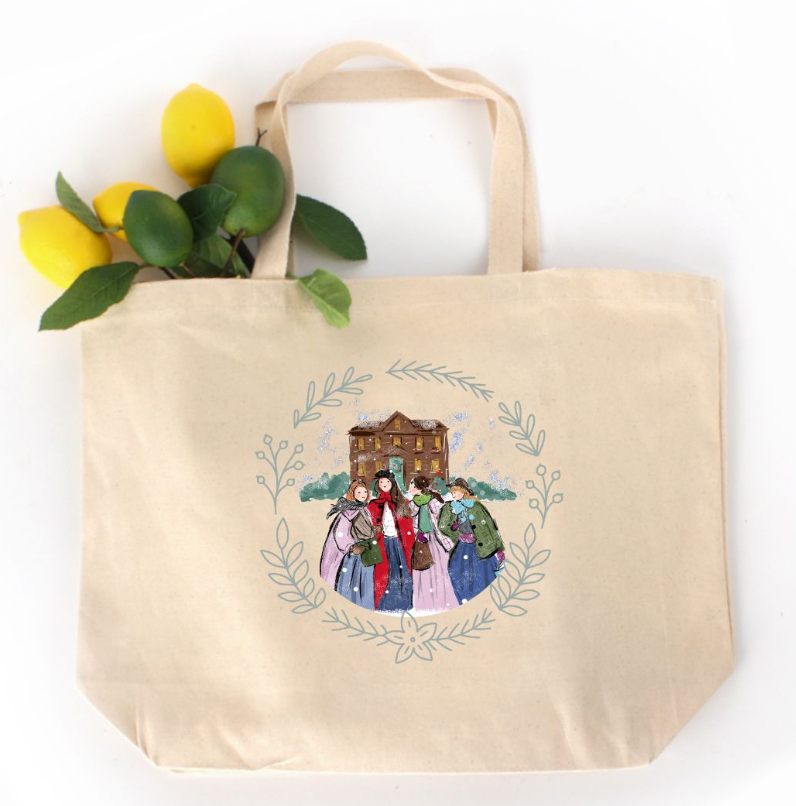 Little Women Winter Oversized Tote