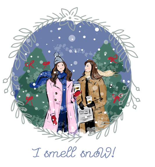 Gilmore Girls I Smell Snow Sticker