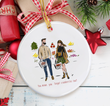 Christmas Wrapping Cranberries Ornament