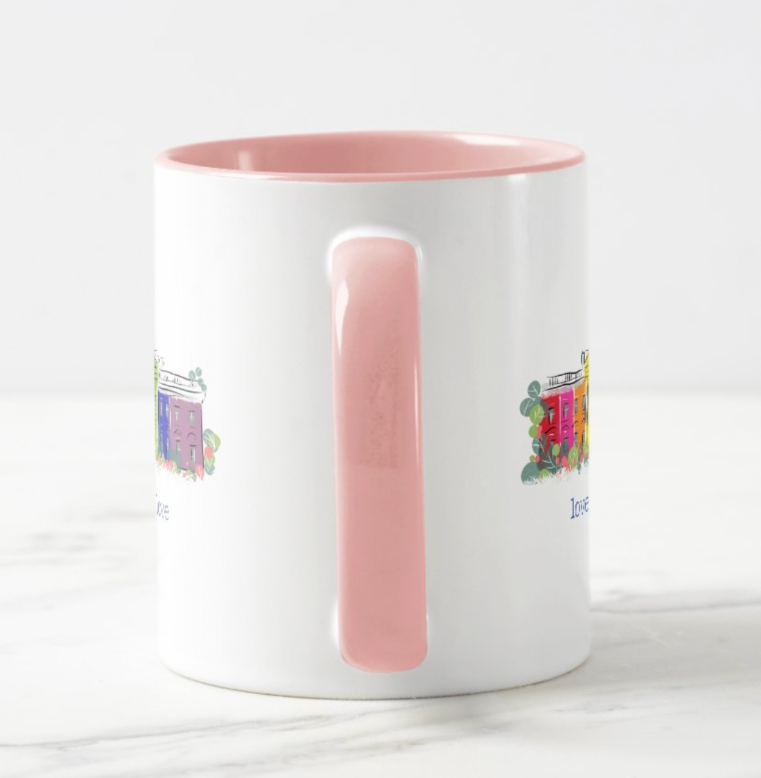 White House Rainbow Mug