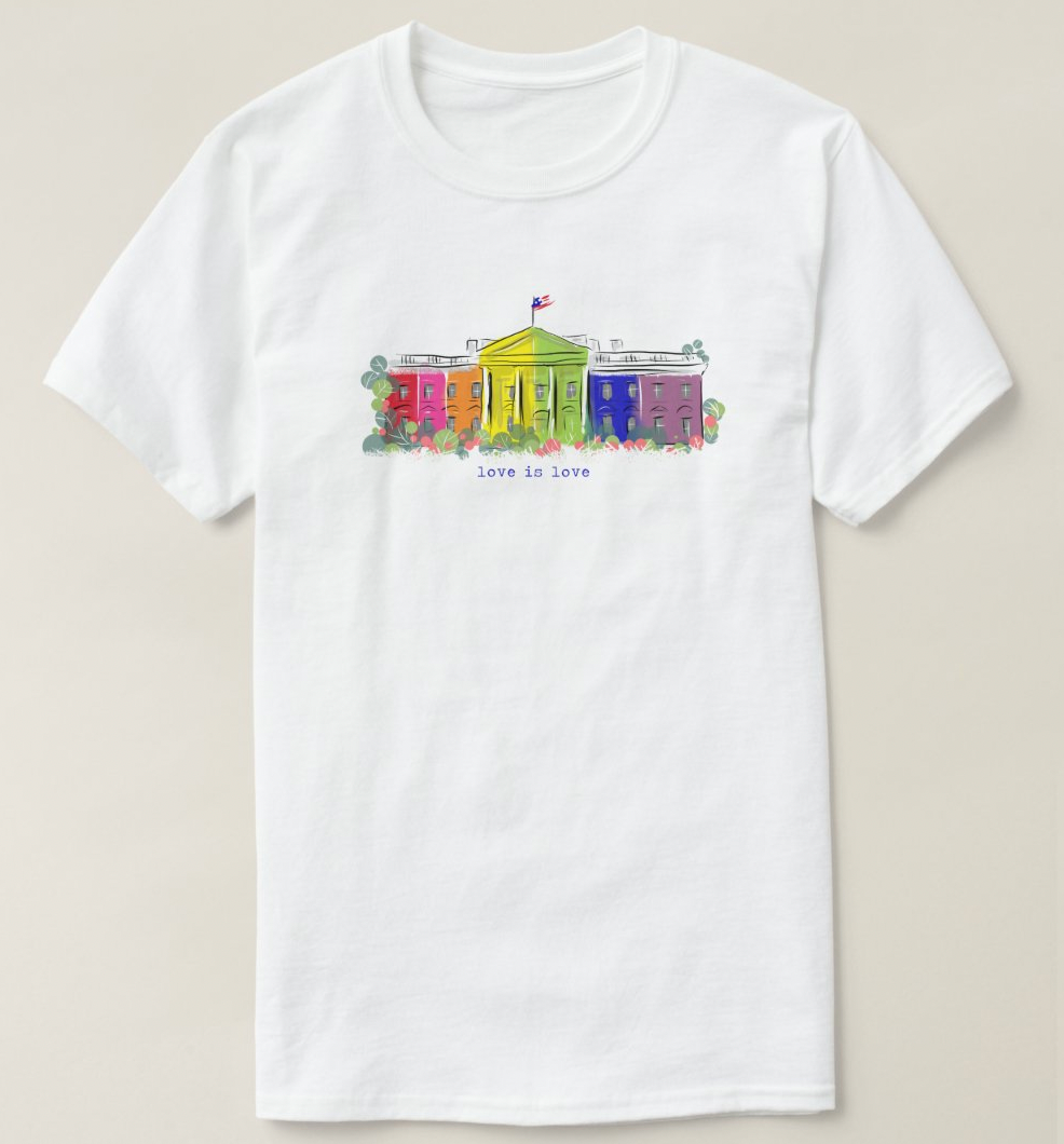 White House Rainbow Unisex Tees