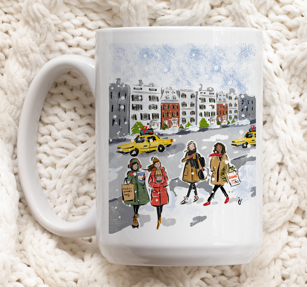 NYC Girls Winter Mug
