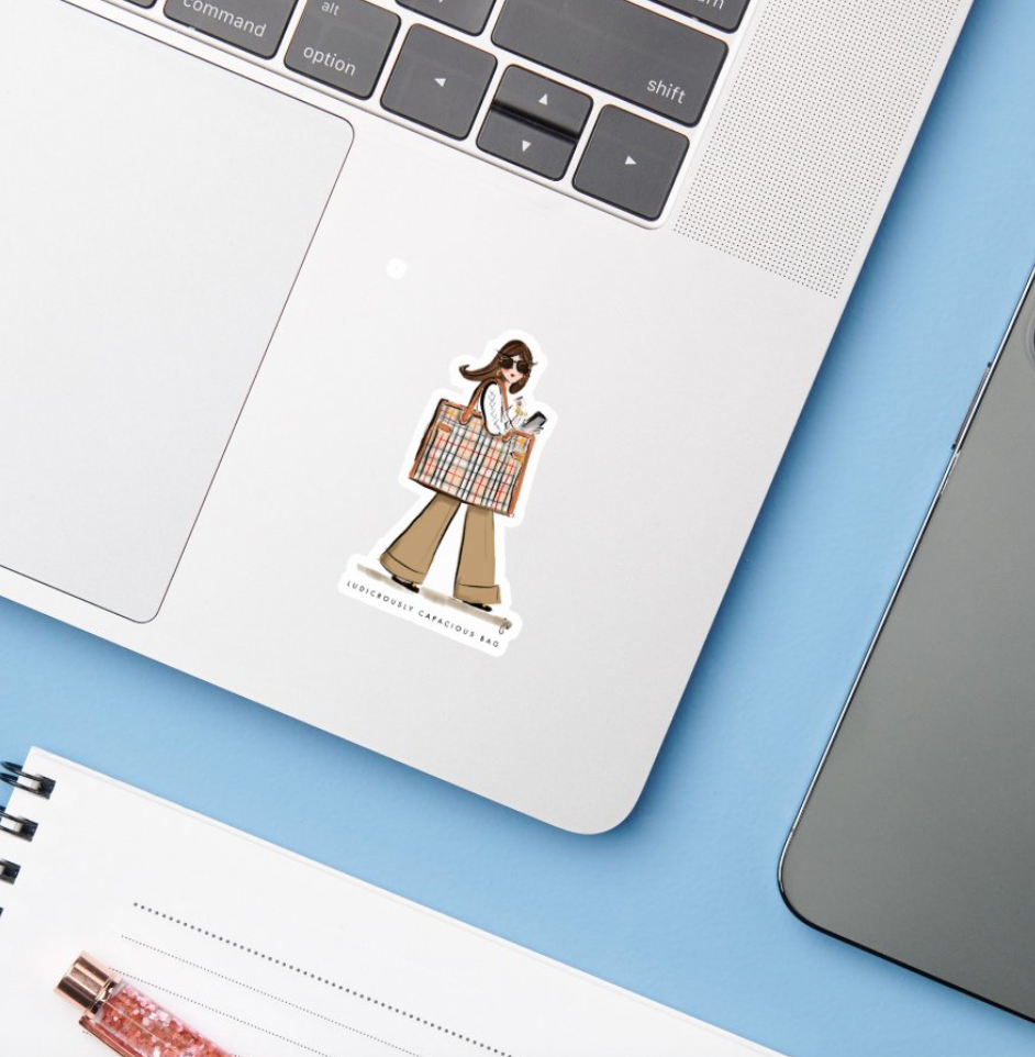 Succession Ludicrously Capacious Bag Sticker