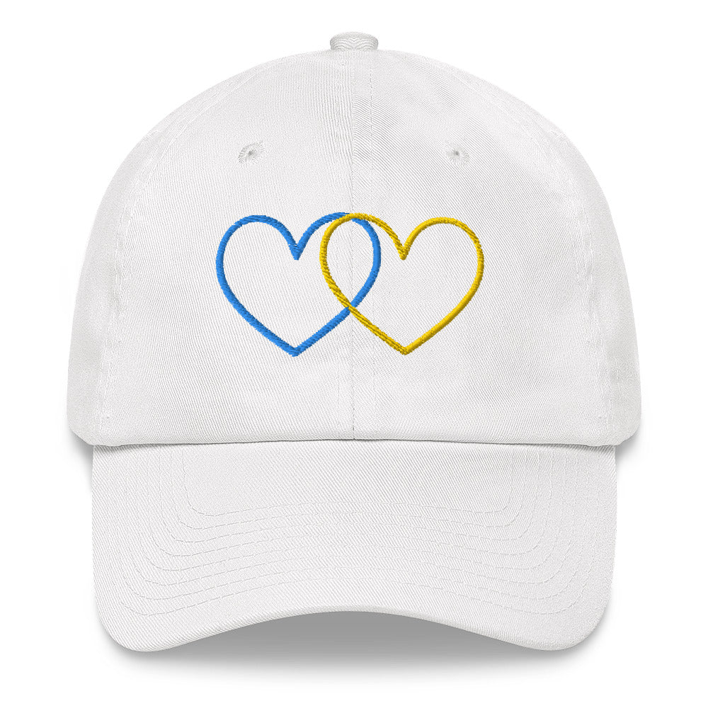 Embroidered Ukraine Hearts Hat